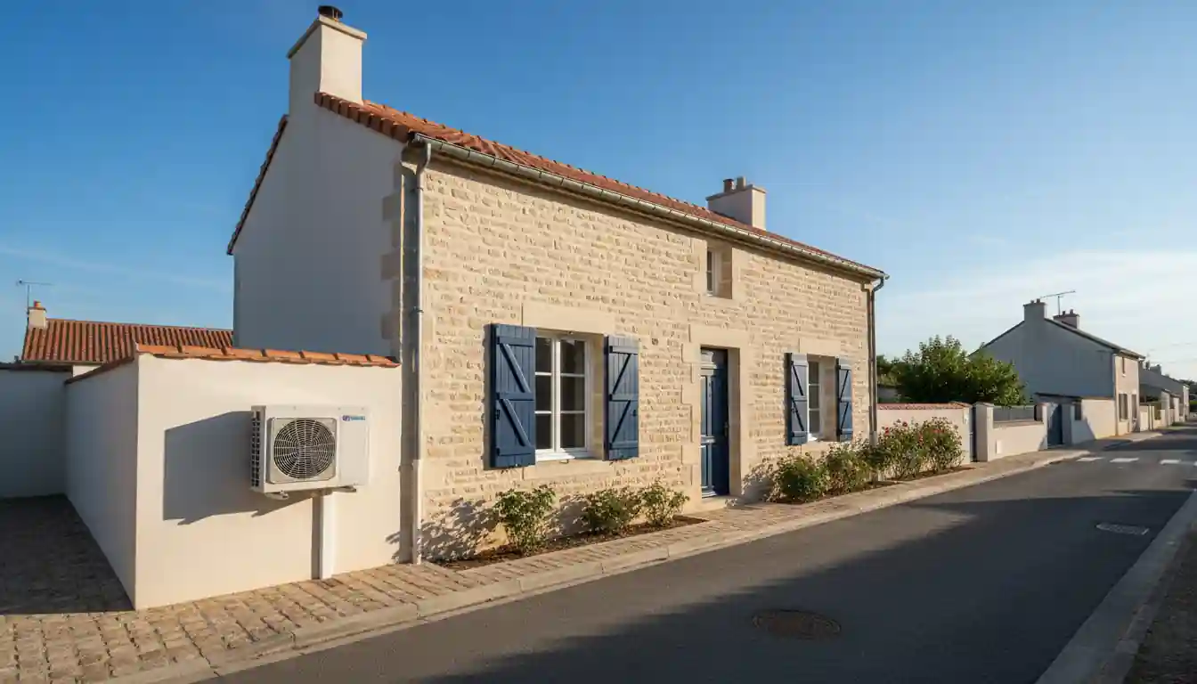Installation pompe à chaleur à Loix